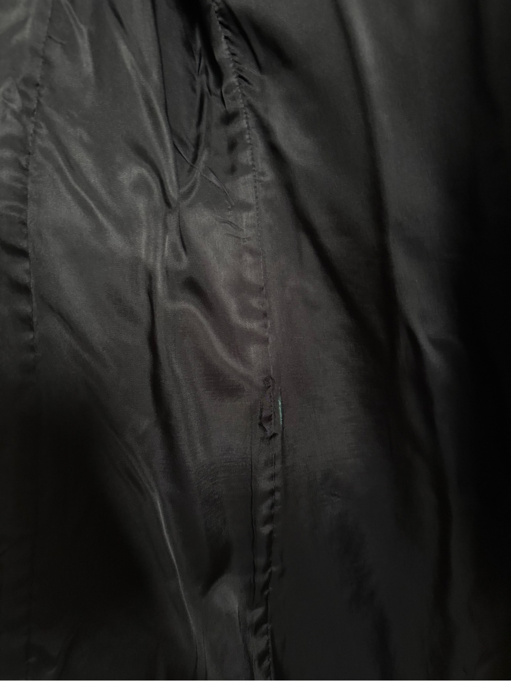Holt Renfrew Angora Wool Black Coat A-line Single-Breasted Button Jacket Size 6 - Picture 11 of 11